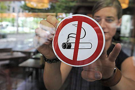 Sticker Rauchverbot in Lokal