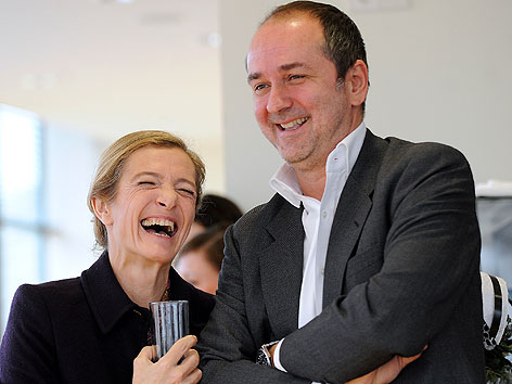 Kathrin Zechner und Thomas Drozda bei Pressekonferenz der Vereinigten Bühnen Wien