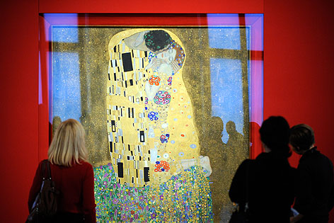 Klimt-Gemälde "Der Kuss"