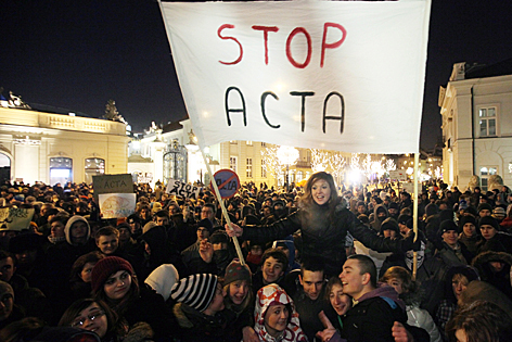 Acta-Demo in Polen