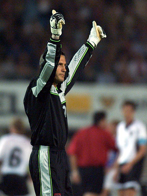 Michael Konsel beim Länderspiel Österreich gegen Frankreich 1998