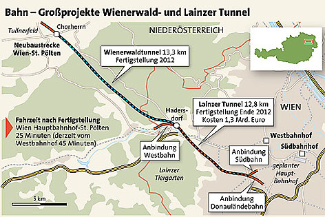 Lainzer Tunnel Grafik
