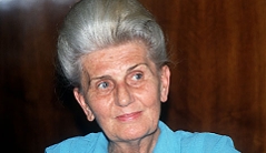 Marga Frank, im August 1990