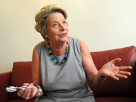 Ursula Stenzel bei einem Interview im August 2012