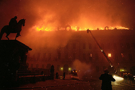 Brand in der Hofburg