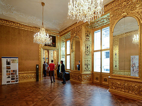 Prunkräume im einstigen Winterpalais von Prinz Eugen (früheres Finanzministerium)  in der Himmelpfortgasse in der Wiener Innenstadt