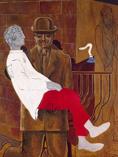 Max Ernst: Piet oder die Revolution bei Nacht, 1923, Öl auf Leinwand