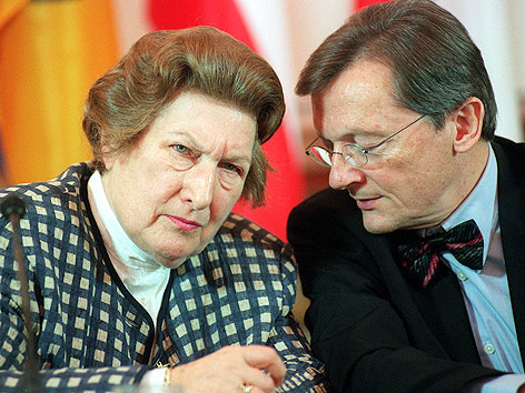 Ex-Kanzler Wolfgang Schüssel und Ex-OeNB-Präsidentin Maria Schaumayer
