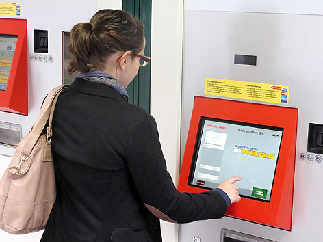 Fahrscheinautomat der Wiener Linien