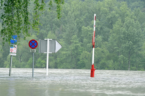 Hochwasser an der Donau 2013