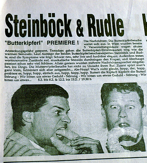 Programmfolder 1993 - mit Steinböck & Rudle