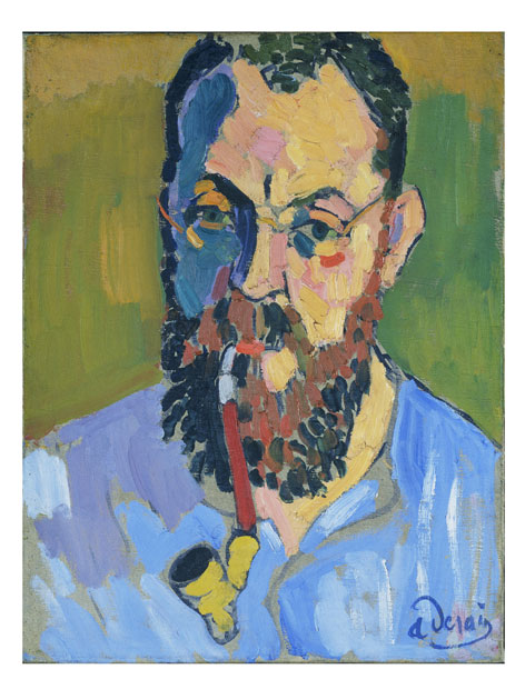 André Derain, Porträt des Henri Matisse, 1905, Öl auf Leinwand