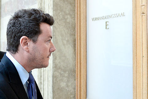 Rene Benko vor der Berufungsverhandlung am Oberlandesgericht Wien