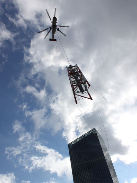 Antenne, DC Tower, Hubschrauber