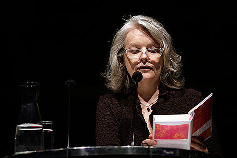 Marlene Steeruwitz bei Eröffnung des Literaturfestivals "O-Töne" im MuseumsQuartier