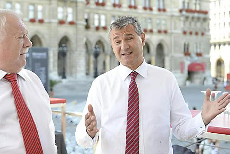 Bürgermeister Michael Häupl und Georg Niedermühlbichler