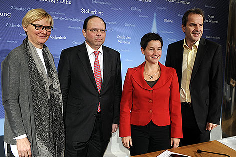 Sandra Frauenberger, Thomas Szekeres, Sonja Wehsely, Christian Meidlinger