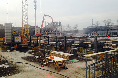 Baustelle Allianz Stadion
