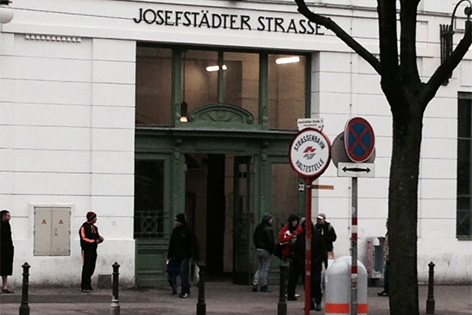 Lokalausgenschein bei der Station Josefstädter Straße