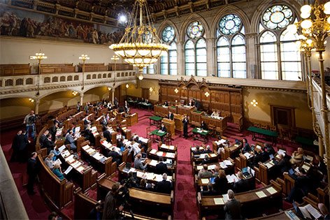Gemeinderat Landtag Saal Wien
