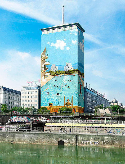 Rendering vom Wiener Ringturm