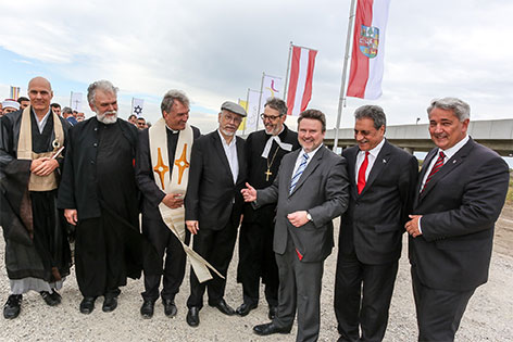 Segnung für den Campus der Religionen in der Seestadt Aspern
