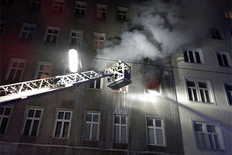 Brand in Wien-Landstraße: 30 Menschen gerettet