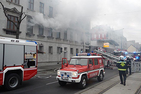 Feuerwehreinsatz in Wien-Donaustadt