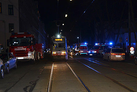 Feuerwehreinsatz in Wien-Brigittenau
