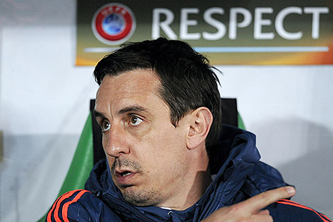 Valencia-Trainer Gary Neville