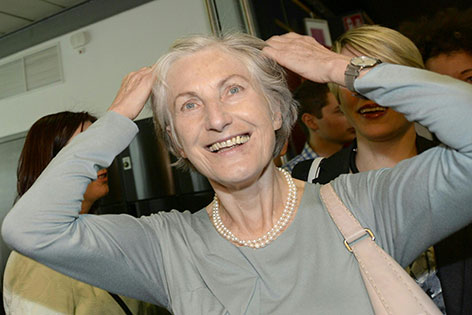 Irmgard Griss bei der Wahlparty