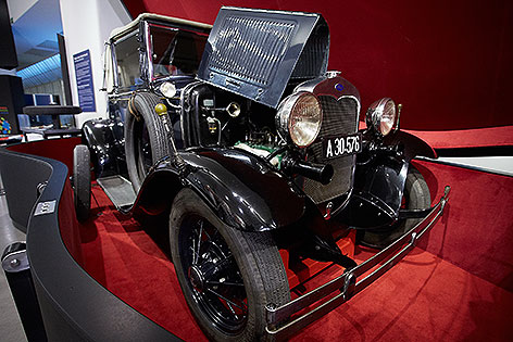 Cabrio von Alban Berg im Technischen Museum