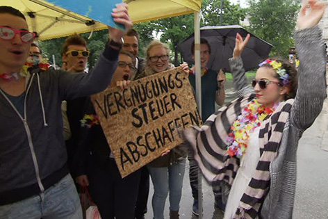 Flashmob ÖVP am 27. Juni
