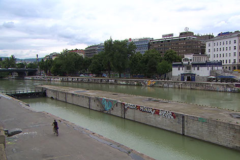 Schwimmende Gärten Donaukanal