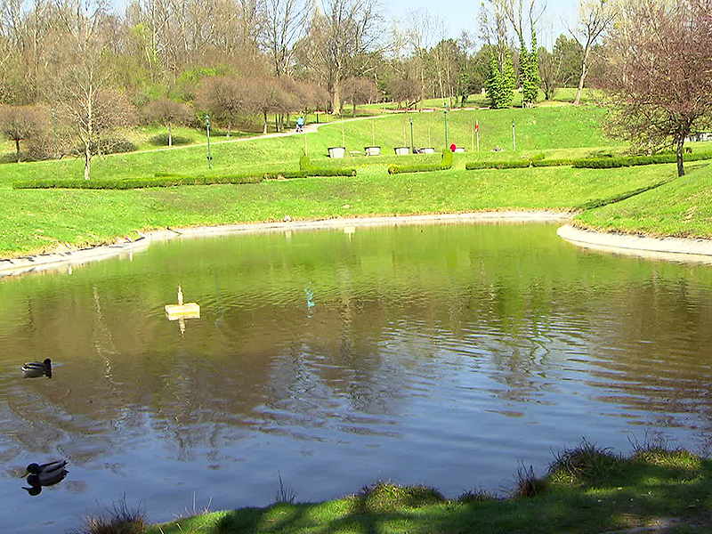 Teich im Kurpark Oberlaa