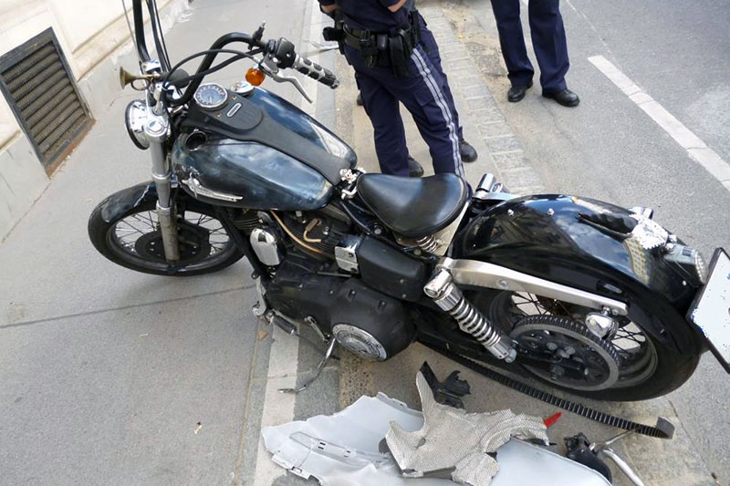 Motorrad Polizei