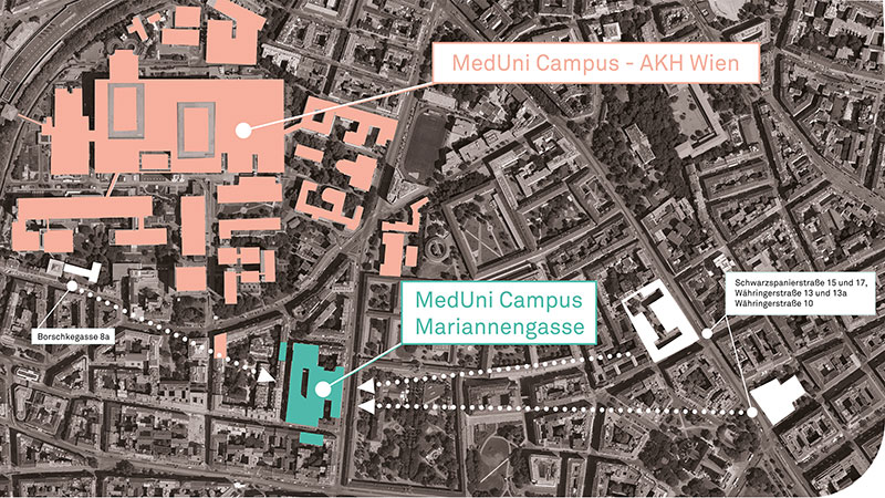 Karte Campus