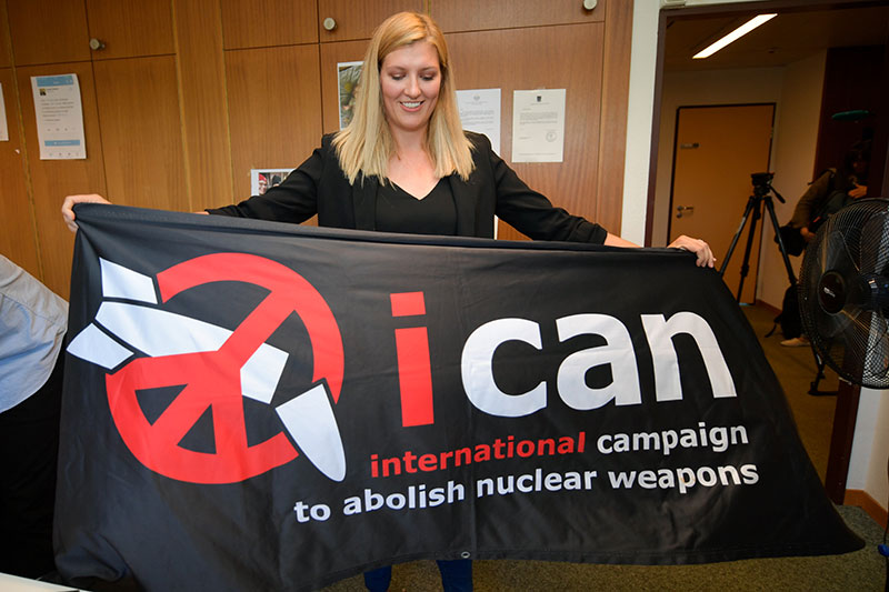 ICAN-Direktorin Beatrice Fihn