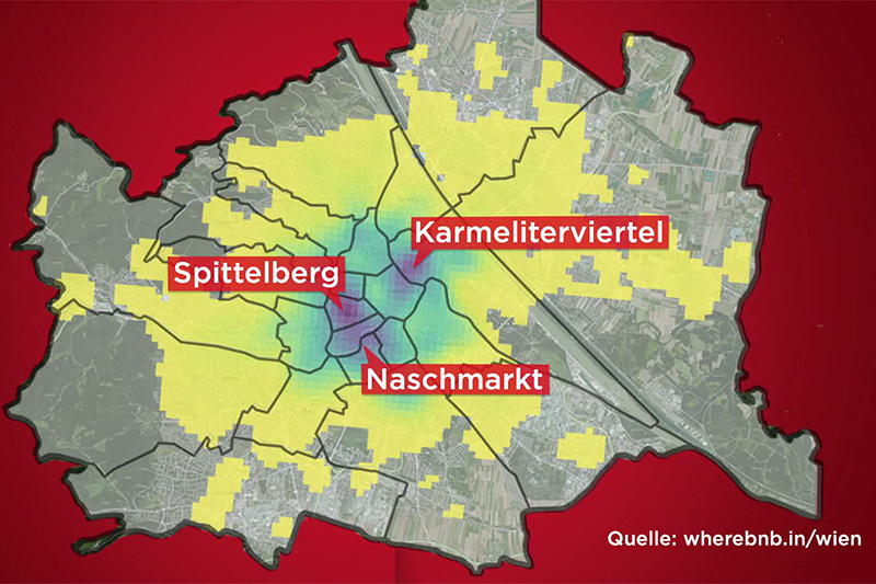 Grafik Hotspots in Wien