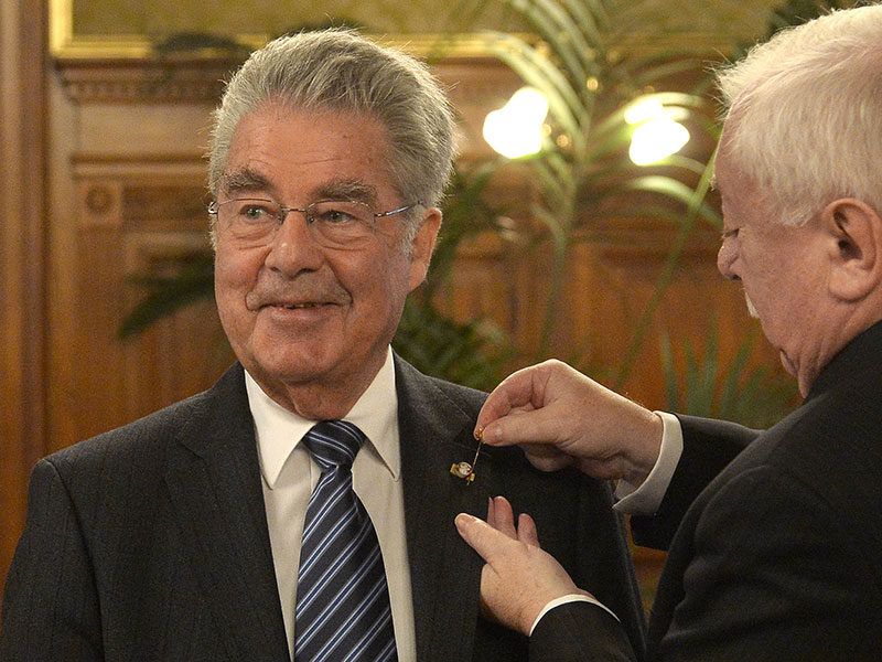 Heinz Fischer wird Ehrenbürger von Wien