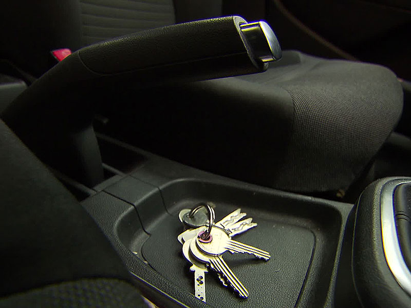 Schlüssel in Auto