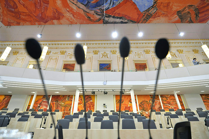 Nationalratssaal im Ausweichquartier in der Hofburg
