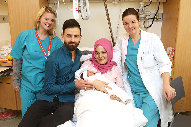 Wiener Neujahrsbaby im KAV-Spital Rudolfstiftung geboren