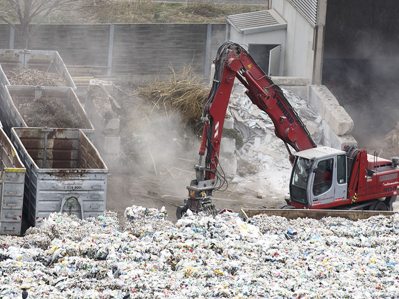 Müllentsorgungsbetrieb in Graz