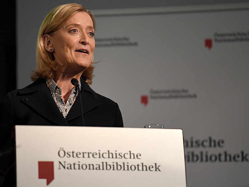 Johanna Rachinger beim Festakt zum Jubiläum der Österreichischen Nationalbibliothek