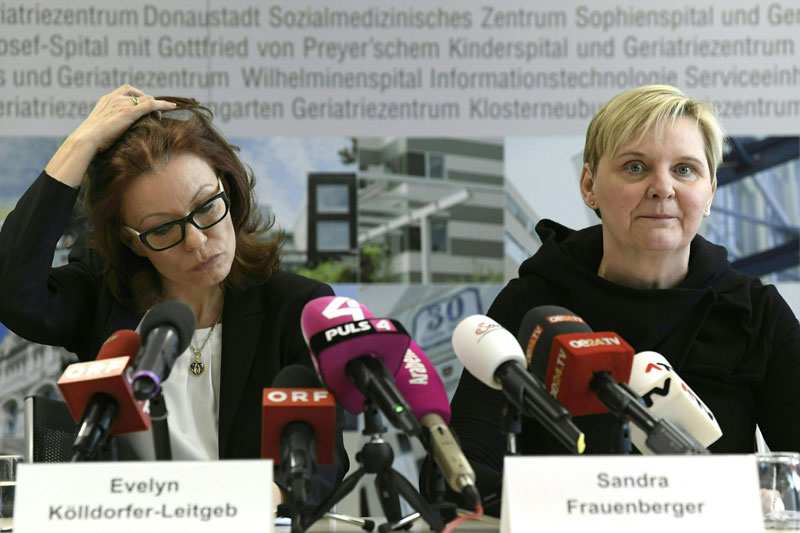 Gesundheitsstadträtin Sandra Frauenberger (SPÖ) und KAV-Direktorin Evelyn Kölldorfer-Leitgeb