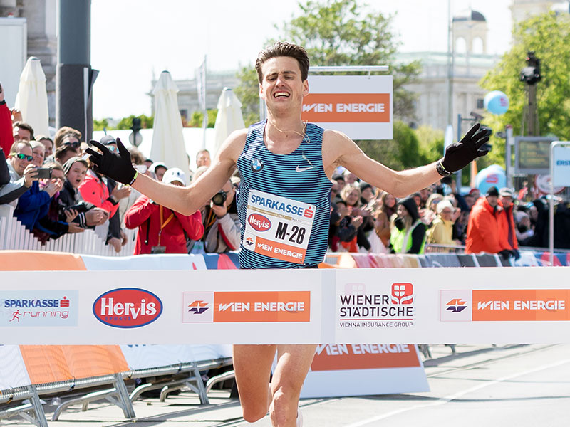 Valentin Pfeil beim Vienna City Marathon 2017