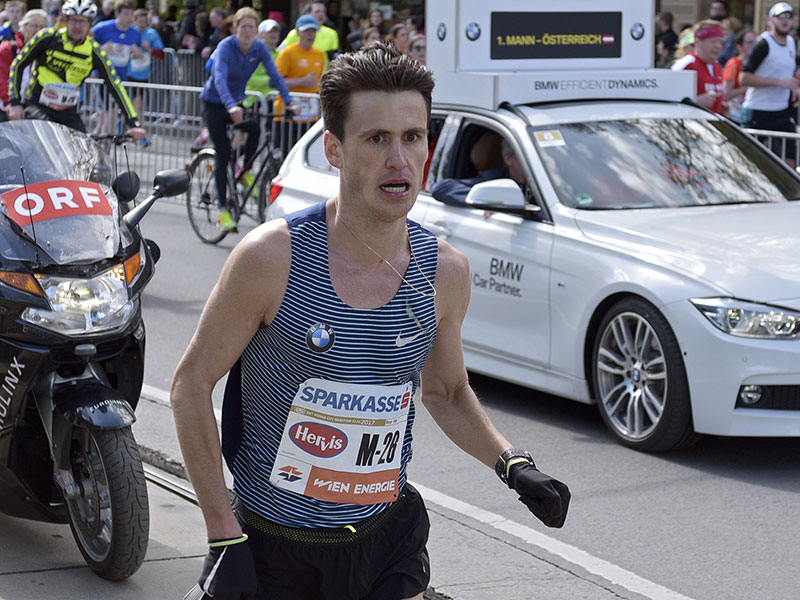 Valentin Pfeil beim Vienna City Maratho 2017
