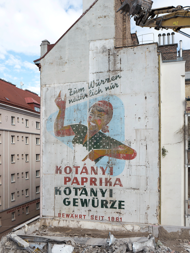Alte Reklame Wien
