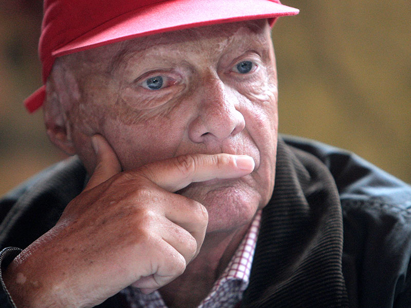 Der Luftfahrtunternehmer und frühere Formel-1-Weltmeister Niki Lauda
